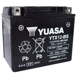 Yuasa YTX12-BS Motorcycle PC800 Battery for Aprilia,Bimota,BMW,Honda,Kawasaki,Kymco,Piaggio,Suzuki,SYM,Triumph,Yamaha 1985-2023
