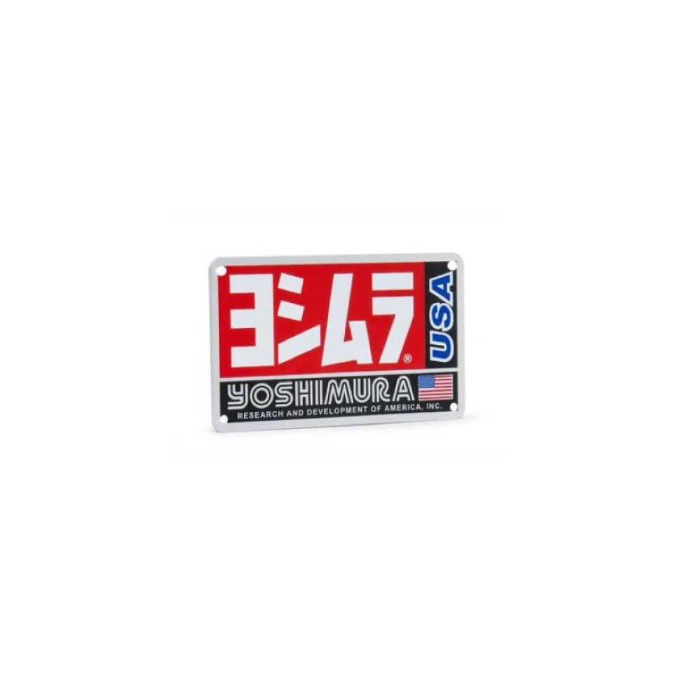 Yoshimura USA AC104WT Motorcycle RS-3 Titanium Nameplate