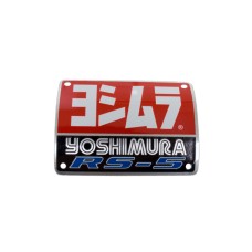Yoshimura USA AC105W Motorcycle RS-5 Muffler Nameplate