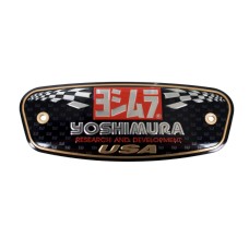 Yoshimura USA R77-NB001 Motorcycle Muffler Name Badge R77