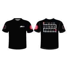 Motoworld Timeline Design Round Neck T-Shirt