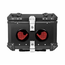 Hodaka Motorcycles Aluminum Tail Box With LED - Black