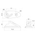 Rizoma BS772B Motorcycle Mirror Adapter