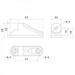 Rizoma BS808B Mirror Adapter