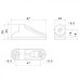 Rizoma BS808B Motorcycle Mirror Adapter