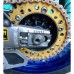XAM A5108 525 Motorcycle Rear Sprocket for Honda, Yamaha 1997-2024
