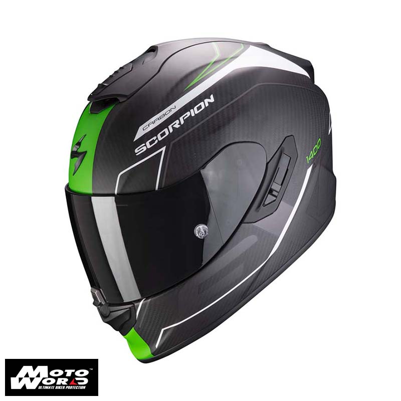 Scorpion EXO 1400 Carbon Air Beaux Full Face Motorcycle Helmet PSB Approved