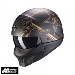 Scorpion EXO Combat Evo Rockstar Gold Modular Motorcycle Helmet