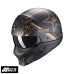 Scorpion EXO Combat Evo Rockstar Gold Modular Motorcycle Helmet - Non PSB Approved