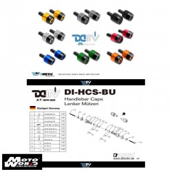 DMV DIHCSBU Handlebar Cap Streamline