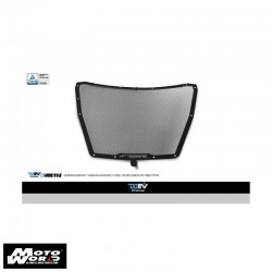 DMV DIRPCHO08K Motorcycle Radiator Protective Black Cover