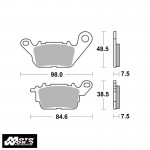 SBS 226CT Motorcycle Brake Pads