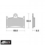 SBS 624HS Motorcycle Brake Pads