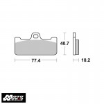 SBS 711DS Dual Sinter Brake Pads