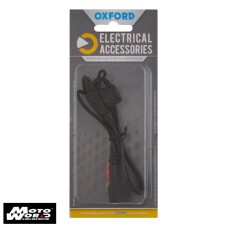 Oxford EL105 0.5mtr Battery Ring Leads to USA/SAE Connector
