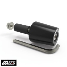 Oxford OX599 Aluminium Weighted Bar Ends for 22mm Black Handlebar