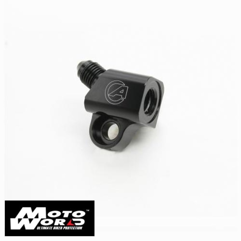 Active 1460108 Motorcycle Stainless Steel Black 2 Way Adapter