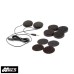 U Clear Wired Drop in Helmet Speakers With In-Line Controller HDS20