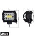 Liteway 93SFS4Sx2 LED Cree Fog Light Bar