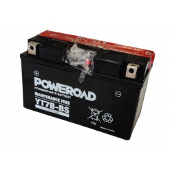 Poweroad YT7B-BS Maintenance Free Motorcycle Battery