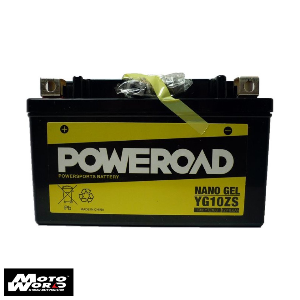 Poweroad YG10ZS Motorcycle Maintenance Free Battery