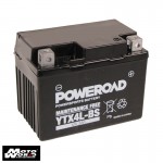 Poweroad YTX4L-BS 12V3AH Maintenance Free Motorcycle Battery