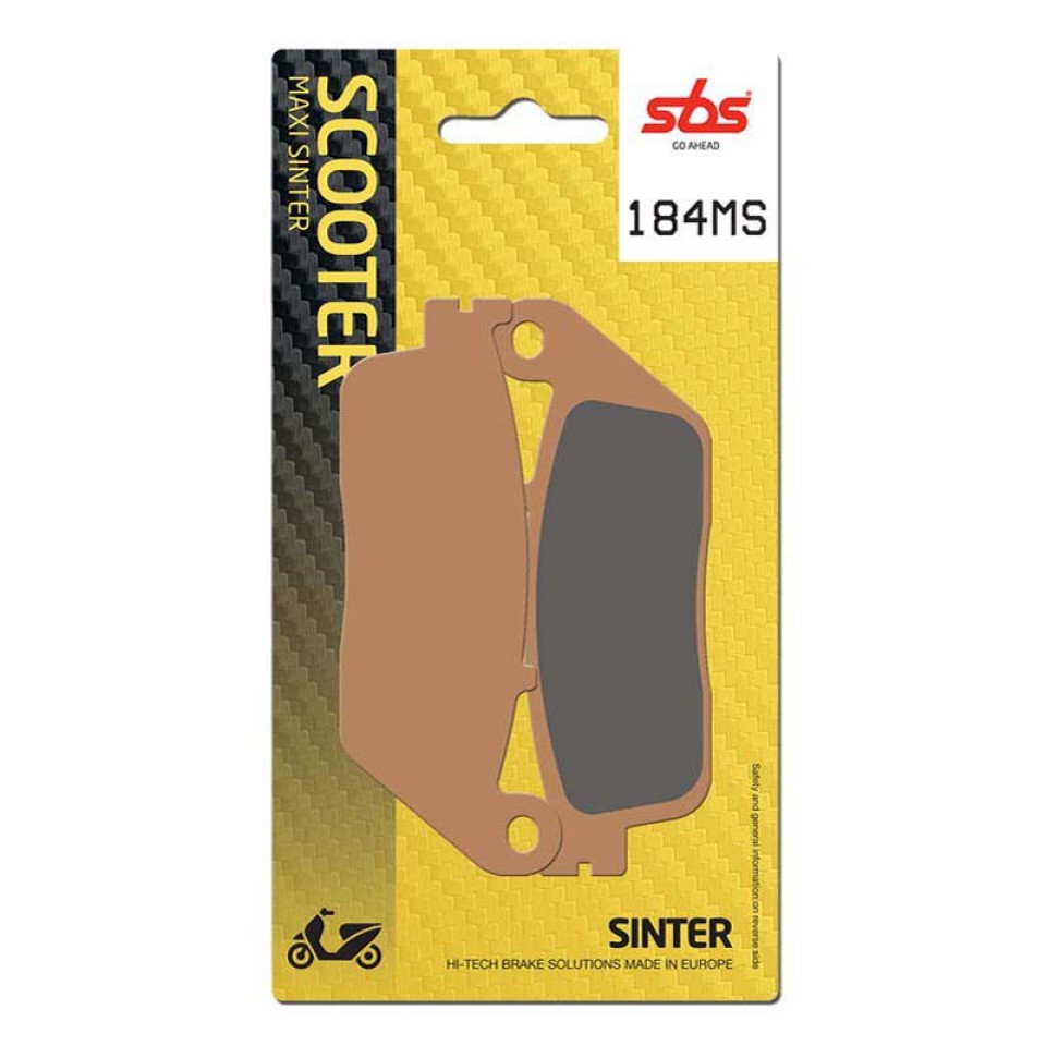SBS 184MS Front Sinter Motorcycle Brake Pad