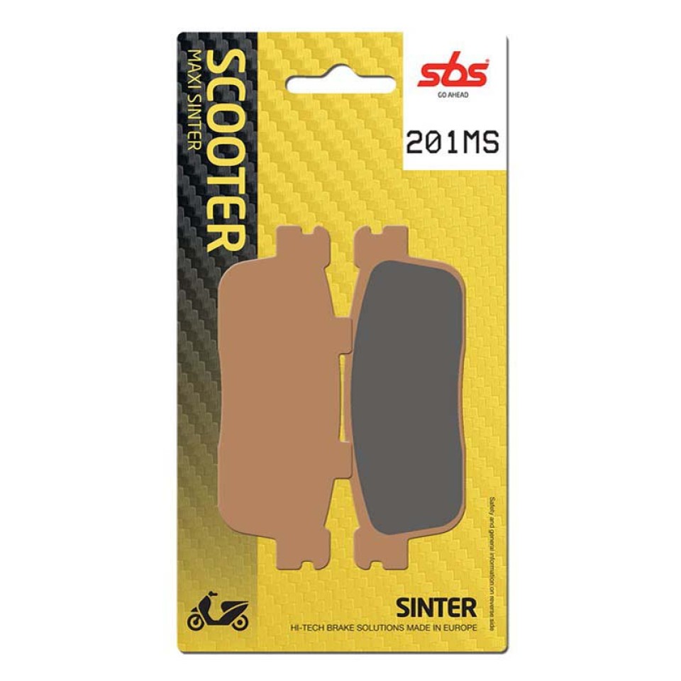 SBS 201MS Front Sinter Motorcycle Brake Pad