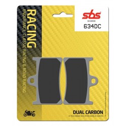 SBS 634DC Front Dual Carbon Motorcycle Brake Pad