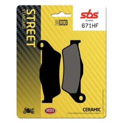 SBS 671HF Front Ceramic Brake Pad for Yamaha XT660Z Tenere 08