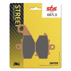 SBS 687LS Rear Sinter Motorcycle Brake Pad