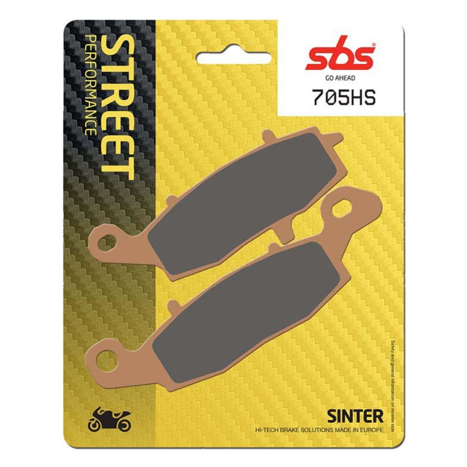 SBS 705HS Front Sinter Motorcycle Brake Pad