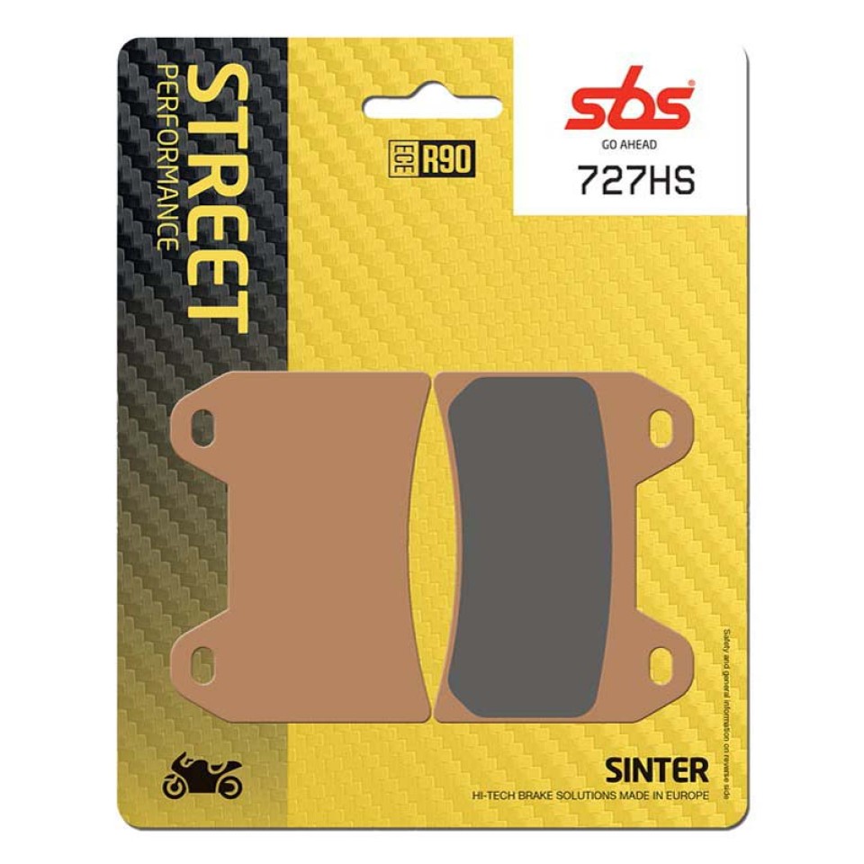 SBS 727HS Front Sinter Motorcycle Brake Pad