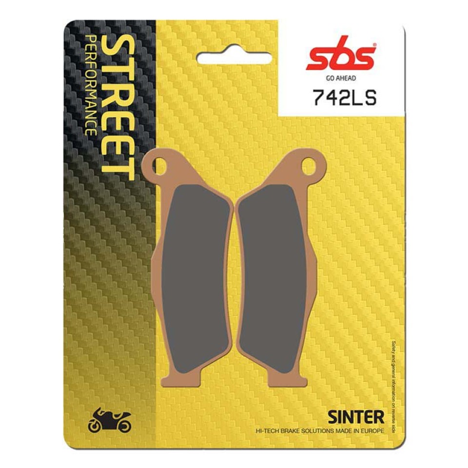 SBS 742LS Rear Sinter Motorcycle Brake Pad