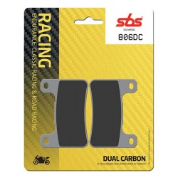 SBS 806DC Front Dual Carbon Motorcycle Brake Pad