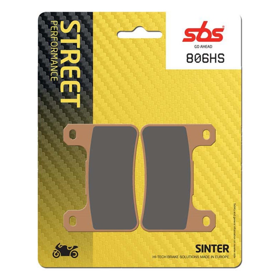 SBS 806HS Front Sinter Motorcycle Brake Pad