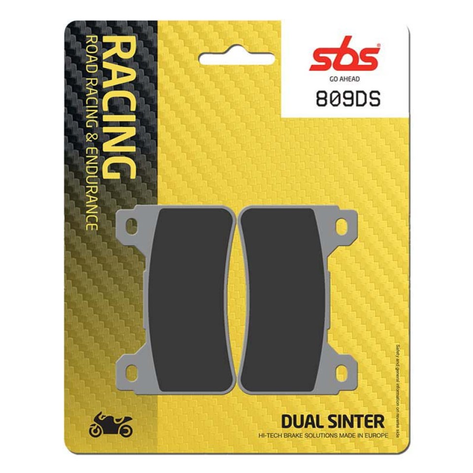 SBS 809DS Front Dual Sinter Brake Pad for Honda CBR1000RR 04