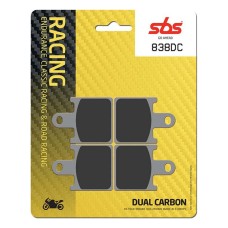 SBS 838DC Front Dual Carbon Motorcycle Brake Pad