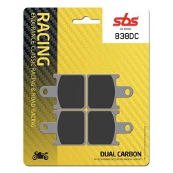 SBS 838DC Front Dual Carbon Motorcycle Brake Pad