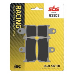 SBS 839DS Front Dual Sinter Brake Pad for Yamaha YZFR1 07