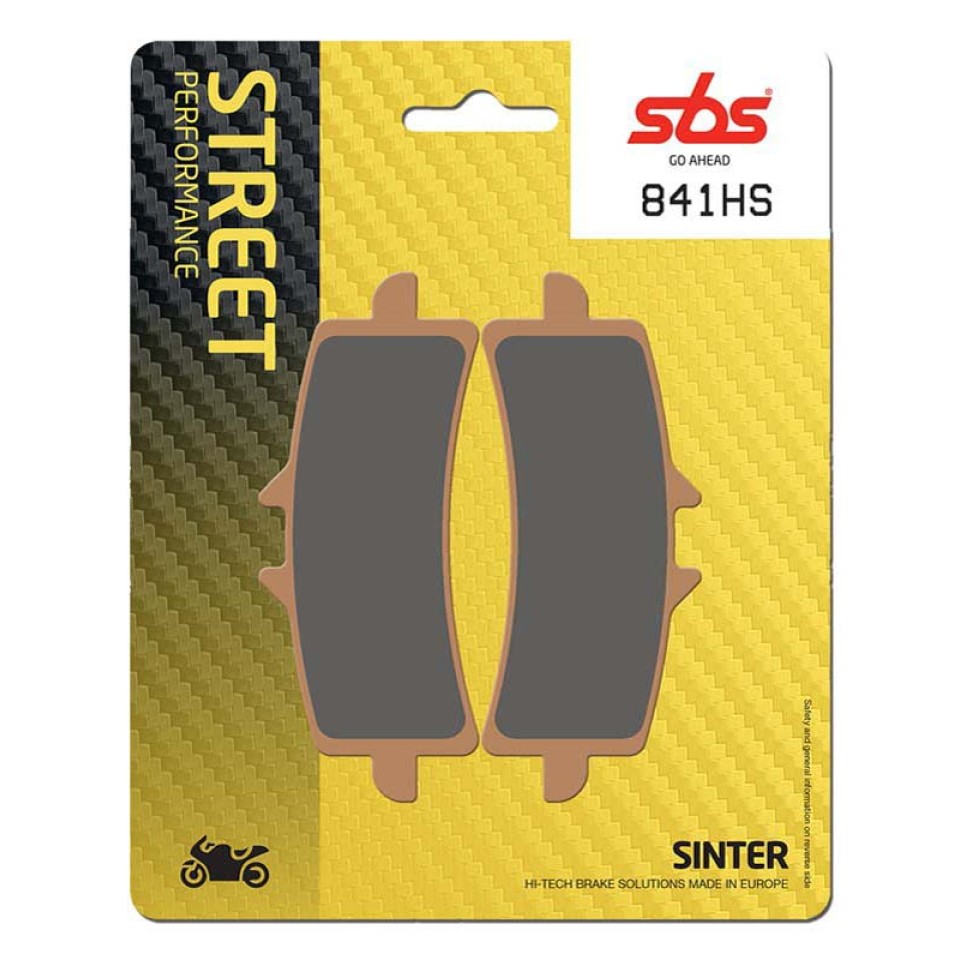 SBS 841HS Front Sinter Motorcycle Brake Pad