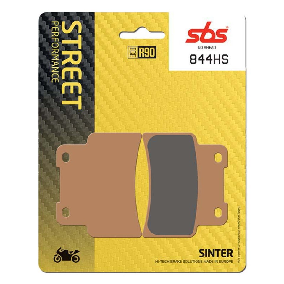 SBS 844HS Front Sinter Motorcycle Brake Pad