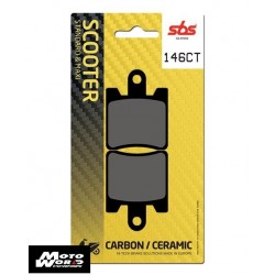 SBS 146CT Rear Carbon OE Replacement Motorcycle Brake Pad