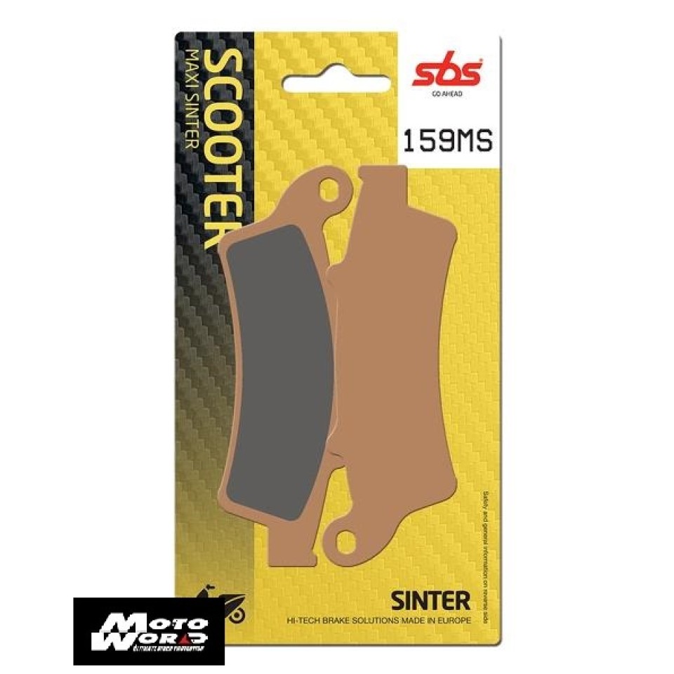SBS 159MS Rear Sinter OE Replacement Motorcycle Brake Pad