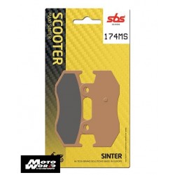 SBS 174MS Rear Sinter OE Replacement Motorcycle Brake Pad