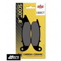 SBS 180CT Rear Carbon OE Replacement Motorcycle Brake Pad