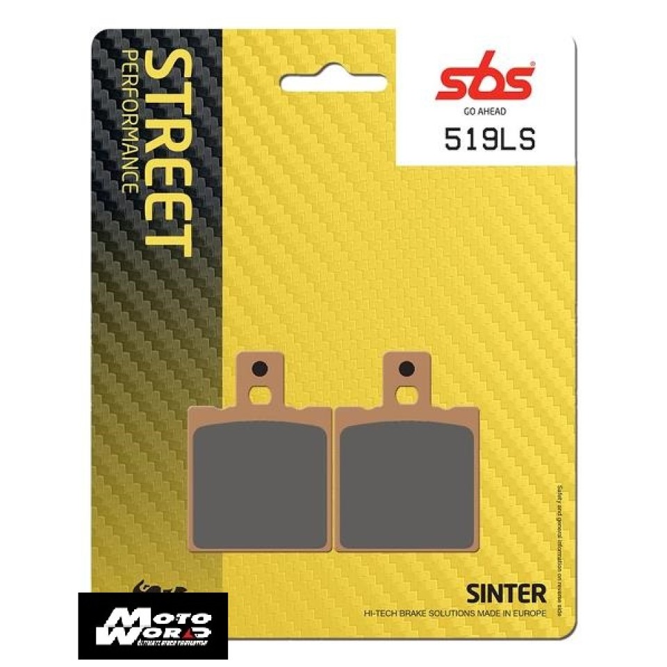 SBS 519LS SINTER OE Replacement Motorcycle Brake Pad