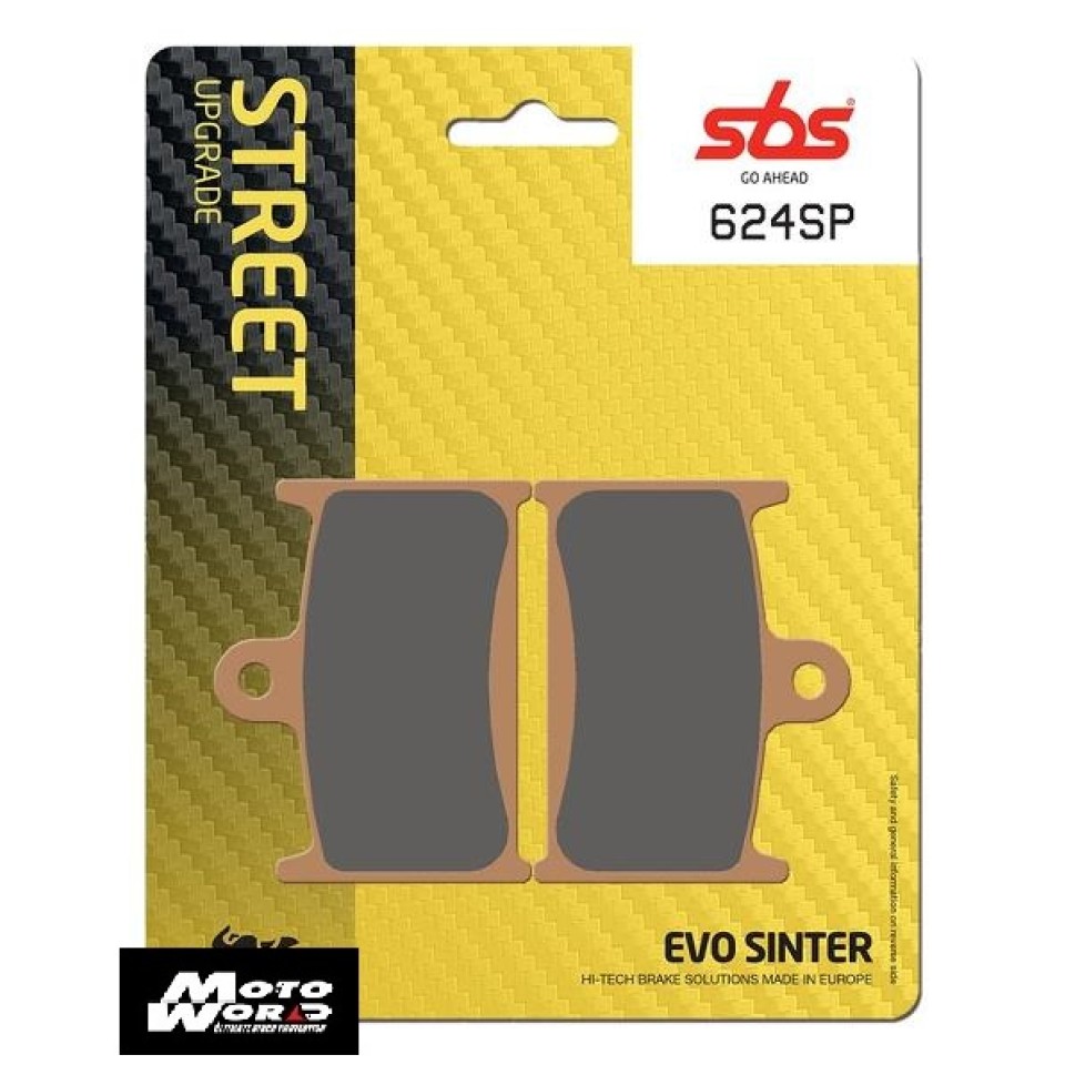 SBS 624SP Rear Evo Sinter OE Replacement Motorcycle Brake Pad