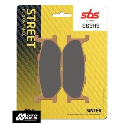 SBS 663HS Rear Sinter OE Replacement Motorcycle Brake Pad