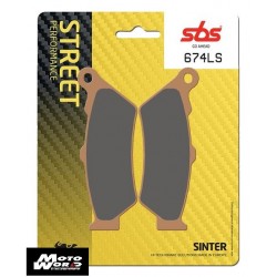 SBS 674LS Rear Sinter OE Replacement Motorcycle Brake Pad